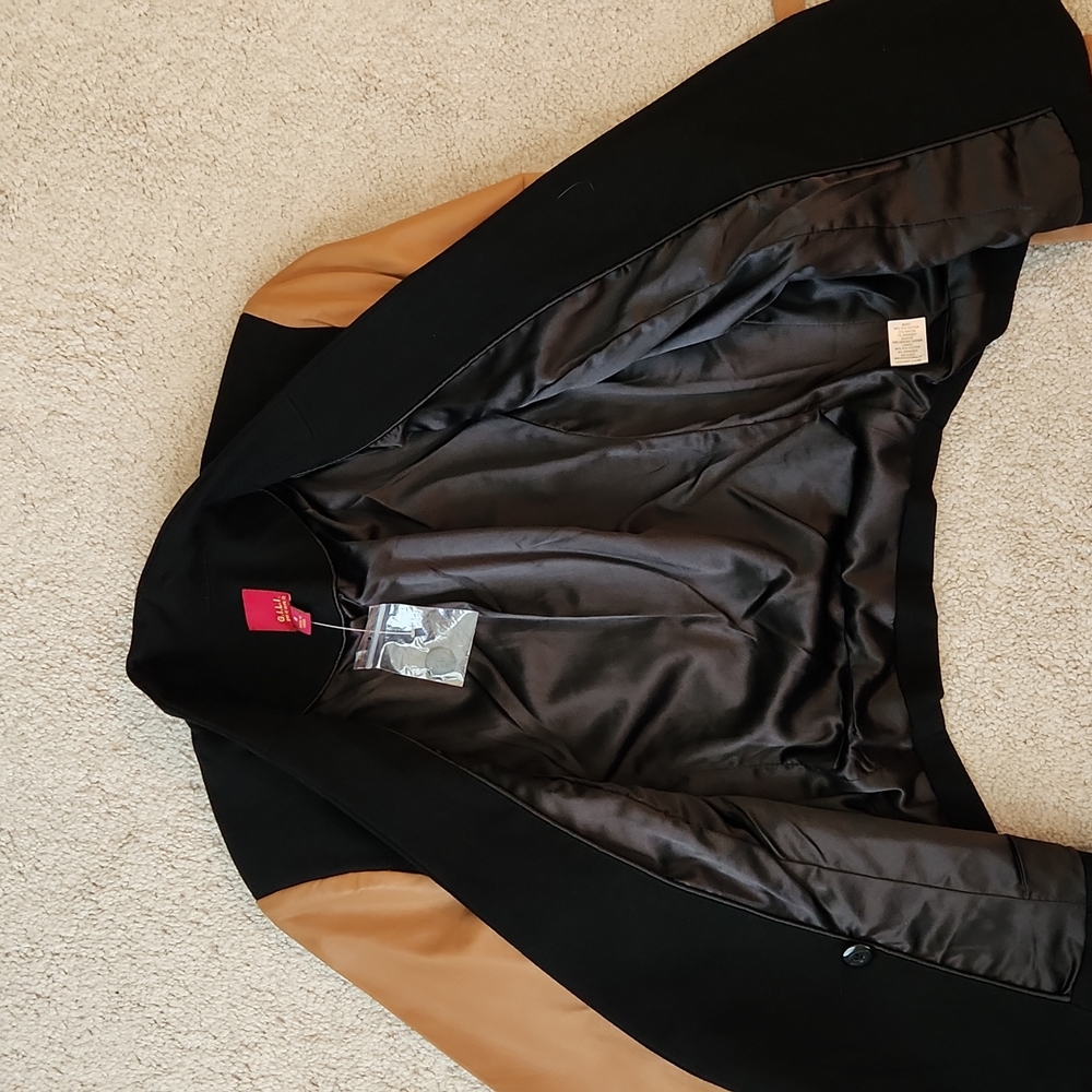 GILI Got It Love It Leather and fabric jacket 2 - Picture 10 of 11